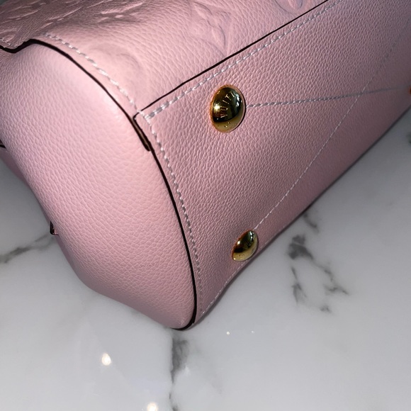 SOLD Louis Vuitton Montaigne Empreinte BB Rose Ballerine - Picture 4 of 9